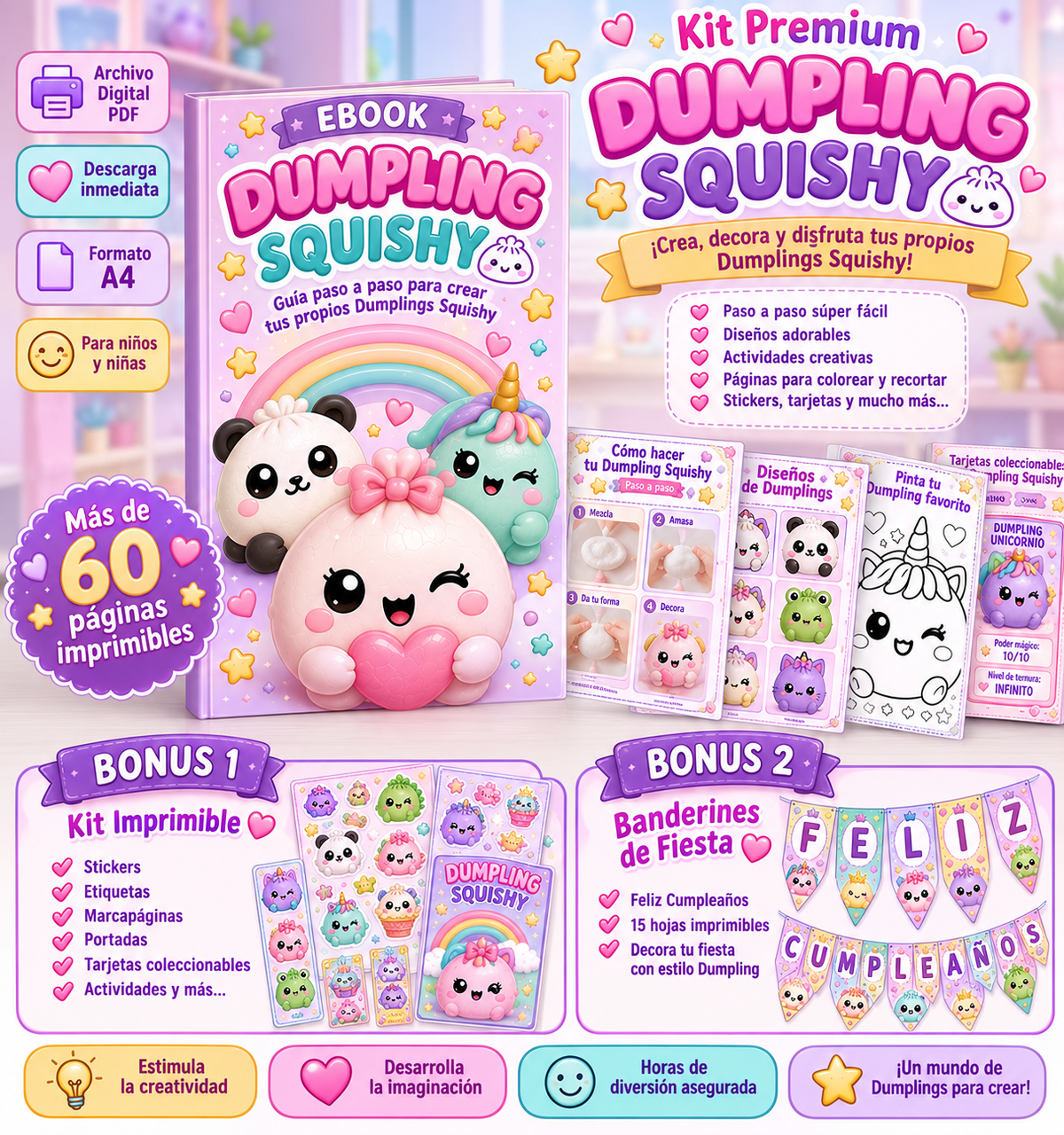 Dumpling Squishy: El Gran Kit de Creatividad y Diversión